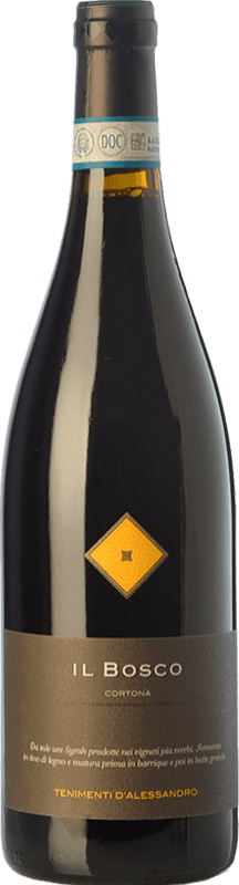 36,95 € | Красное вино Tenimenti d'Alessandro Il Bosco D.O.C. Cortona Тоскана Италия Syrah 75 cl