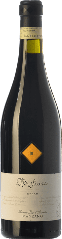 Free Shipping | Red Wine Tenimenti d'Alessandro Migliara D.O.C. Cortona Tuscany Italy Syrah — Shiraz 75 cl