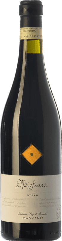 79,95 € Free Shipping | Red wine Tenimenti d'Alessandro Migliara D.O.C. Cortona Tuscany Italy Syrah Bottle 75 cl