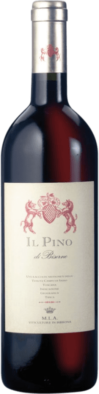 Бесплатная доставка | Красное вино Tenuta di Biserno Il Pino I.G.T. Toscana Тоскана Италия Merlot — Мерло, Cabernet Sauvignon — Каберне Совиньон, Cabernet Franc — Каберне Фран, Petit Verdot 75 cl