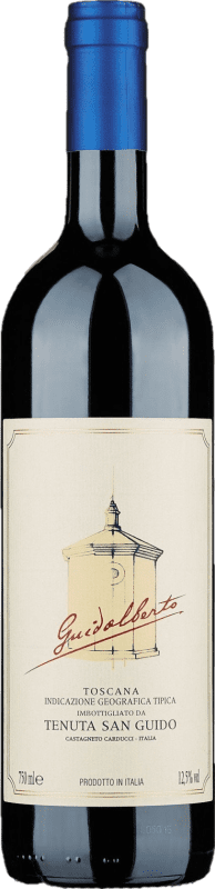 免费送货 | 红葡萄酒 San Guido Guidalberto I.G.T. Toscana 托斯卡纳 意大利 Merlot — 梅洛, Cabernet Sauvignon — 赤霞珠 75 cl
