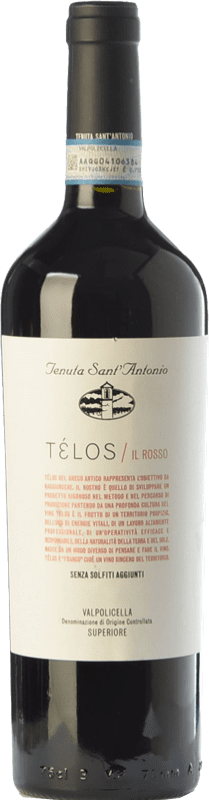 25,95 € Free Shipping | Red wine Tenuta Sant'Antonio Télos Rosso I.G.T. Veneto Veneto Italy Corvina, Rondinella, Oseleta, Croatina Bottle 75 cl