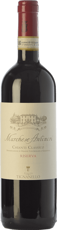 29,95 € | Red wine Antinori Tignanello Marchesi Antinori Riserva Reserva D.O.C.G. Chianti Classico Tuscany Italy Cabernet Sauvignon, Sangiovese Bottle 75 cl