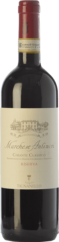 27,95 € Spedizione Gratuita | Vino rosso Antinori Tignanello Marchesi Antinori Riserva D.O.C.G. Chianti Classico