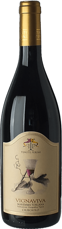 Kostenloser Versand | Rotwein Tenute Perini Vignaviva D.O.C. Maremma Toscana Toskana Italien Ciliegiolo 75 cl