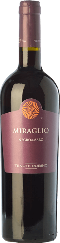 14,95 € Envio grátis | Vinho tinto Tenute Rubino Miraglio I.G.T. Salento