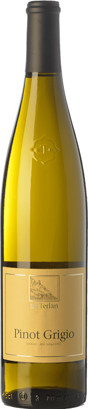 19,95 € | Vinho branco Terlano Pinot Grigio D.O.C. Alto Adige Trentino-Alto Adige Itália Pinot Cinza 75 cl