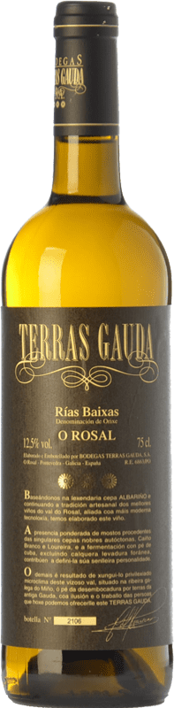 59,95 € | Vin Blanc Terras Gauda Etiqueta Negra D.O. Rías Baixas Galice Espagne Loureiro, Albariño — Albarinho, Caíño Bouteille Magnum 1,5 L