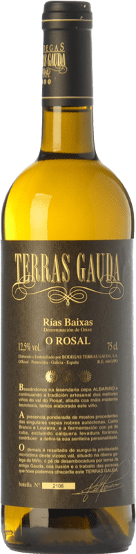 81,95 € Free Shipping | White wine Terras Gauda Etiqueta Negra D.O. Rías Baixas Magnum Bottle 1,5 L