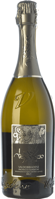 Free Shipping | White Sparkling Wine San Venanzio Brut D.O.C.G. Prosecco di Conegliano-Valdobbiadene Treviso Italy Glera 75 cl