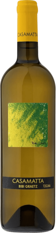 21,95 € | Vinho branco Bibi Graetz Casamatta Bianco I.G.T. Toscana Tuscany Itália Trebbiano, Vermentino, Mascate Branco 75 cl