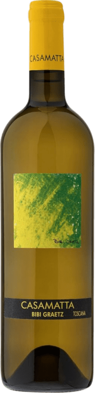 18,95 € | 白酒 Bibi Graetz Casamatta Bianco I.G.T. Toscana 托斯卡纳 意大利 Trebbiano, Vermentino, Muscat White 75 cl