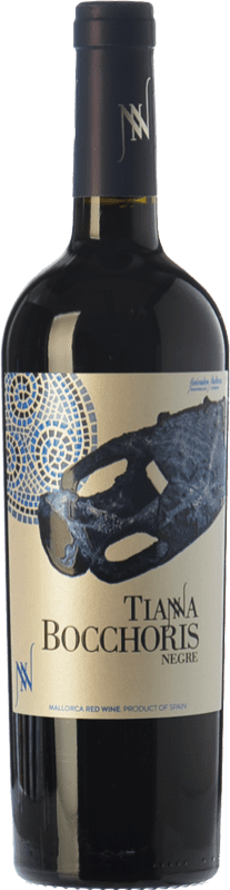 19,95 € | Red wine Tianna Negre Bocchoris Negre Young D.O. Binissalem Balearic Islands Spain Merlot, Syrah, Cabernet Sauvignon, Callet, Mantonegro Bottle 75 cl