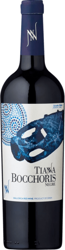 19,95 € | Красное вино Tianna Negre Bocchoris Negre Молодой D.O. Binissalem Балеарские острова Испания Merlot, Syrah, Cabernet Sauvignon, Callet, Mantonegro 75 cl