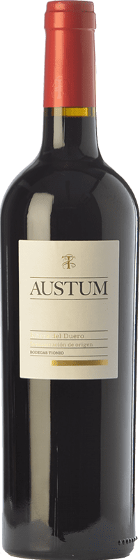11,95 € | Red wine Tionio Austum Joven D.O. Ribera del Duero Castilla y León Spain Tempranillo Bottle 75 cl