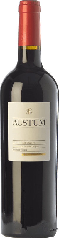 Envoi gratuit | Vin Rouge Tionio Austum Jeune D.O. Ribera del Duero Castille et Leon Espagne Tempranillo Eco — Biologique 75 cl