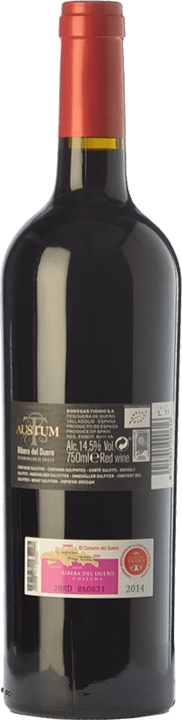 9,95 € Free Shipping | Red wine Tionio Austum Joven D.O. Ribera del Duero Castilla y León Spain Tempranillo Bottle 75 cl