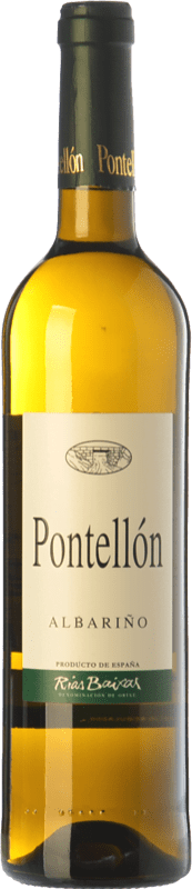 8,95 € Spedizione Gratuita | Vino Bianco Tollodouro Pontellón D.O. Rías Baixas Bottiglia Magnum 1,5 L