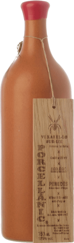 Free Shipping | White wine Ton Rimbau Porcellànic Vi Sur-lie Aged D.O. Penedès Catalonia Spain Xarel·lo Organic 75 cl