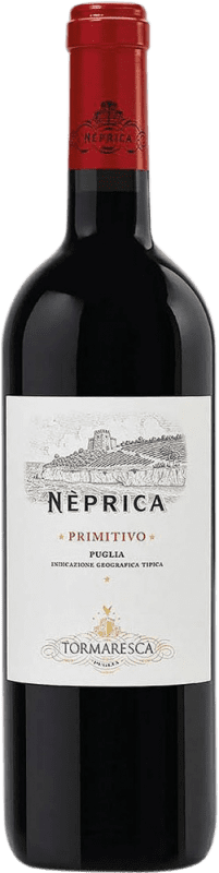 Бесплатная доставка | Красное вино Tormaresca Neprica I.G.T. Puglia Апулия Италия Primitivo — Примитиво 75 cl