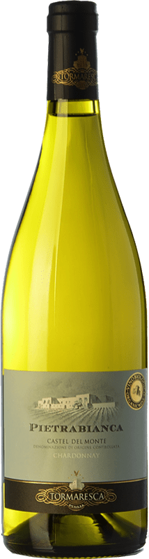 22,95 € | Белое вино Tormaresca Pietrabianca D.O.C. Castel del Monte Апулия Италия Chardonnay, Fiano Органический 75 cl
