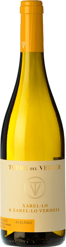 Free Shipping | White wine Torre del Veguer X & XV D.O. Penedès Catalonia Spain Xarel·lo, Xarel·lo Vermell Organic 75 cl