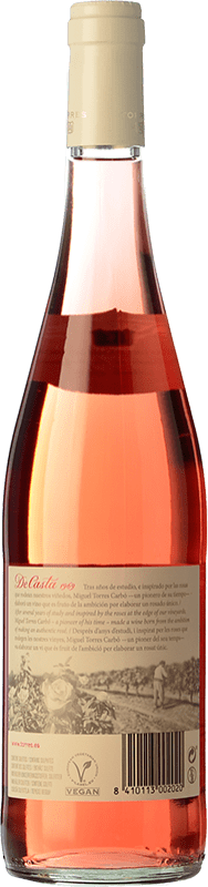 5,95 € | Rosé wine Torres De Casta Joven D.O. Catalunya Catalonia Spain Grenache, Carignan Bottle 75 cl