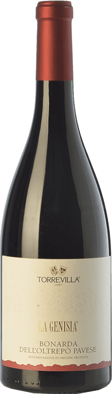 Free Shipping | Red sparkling Torrevilla La Genisia Bonarda Frizzante D.O.C. Oltrepò Pavese Lombardia Italy Bonarda 75 cl