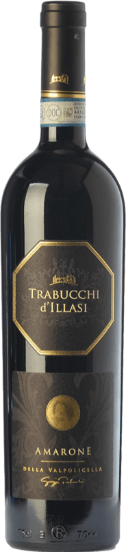 49,95 € Free Shipping | Red wine Trabucchi D.O.C.G. Amarone della Valpolicella Veneto Italy Corvina, Rondinella, Corvinone, Oseleta, Croatina Bottle 75 cl
