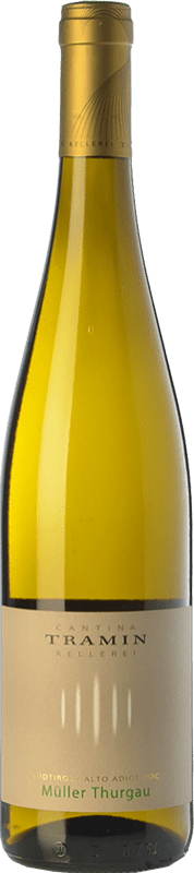 16,95 € | Белое вино Tramin D.O.C. Alto Adige Трентино-Альто-Адидже Италия Müller-Thurgau 75 cl