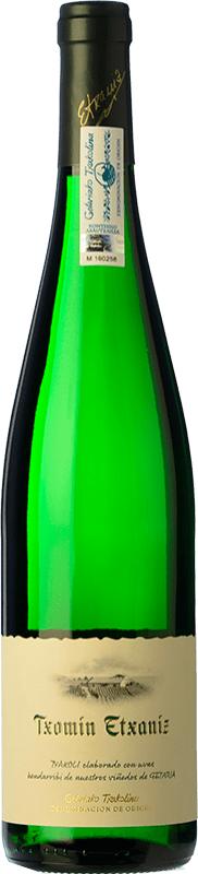 9,95 € | Vin blanc Txomin Etxaniz D.O. Getariako Txakolina Pays Basque Espagne Hondarribi Zuri, Hondarribi Beltza 75 cl