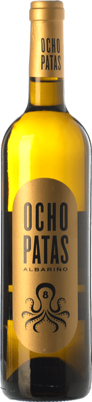 12,95 € | Weißwein Uvas de Cuvée Ocho Patas D.O. Rías Baixas Galizien Spanien Albariño Magnum-Flasche 1,5 L