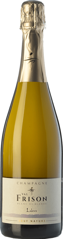 送料無料 | 白スパークリングワイン Val Frison Cuvée Lalore Blanc de Blancs ブルットの自然 A.O.C. Champagne シャンパン フランス Chardonnay 75 cl