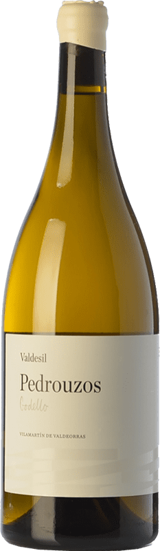 188,95 € Envío gratis | Vino blanco Valdesil Pedrouzos Crianza D.O. Valdeorras Botella Magnum 1,5 L