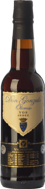 Free Shipping | Fortified wine Valdespino Oloroso Don Gonzalo VOS D.O. Manzanilla-Sanlúcar de Barrameda Andalusia Spain Palomino Fino Half Bottle 37 cl