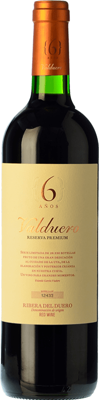 91,95 € Бесплатная доставка | Красное вино Valduero Premium Резерв D.O. Ribera del Duero 6 Лет