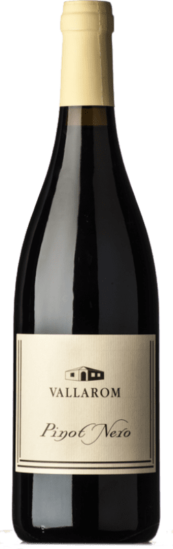 Envío gratis | Vino tinto Vallarom Pinot Nero I.G.T. Vallagarina Trentino Italia Pinot Negro Ecológico 75 cl