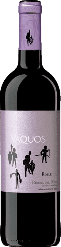 10,95 € | 红酒 Vaquos 橡木 D.O. Ribera del Duero 卡斯蒂利亚莱昂 西班牙 Tempranillo 75 cl