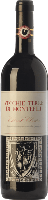 16,95 € | Red wine Vecchie Terre di Montefili D.O.C.G. Chianti Classico Tuscany Italy Sangiovese Bottle 75 cl
