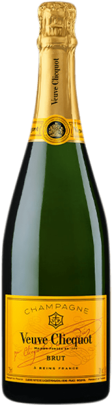 55,95 € | Espumante branco Veuve Clicquot Yellow Label Carte Jaune Brut A.O.C. Champagne Champagne França Chardonnay, Pinot Meunier 75 cl