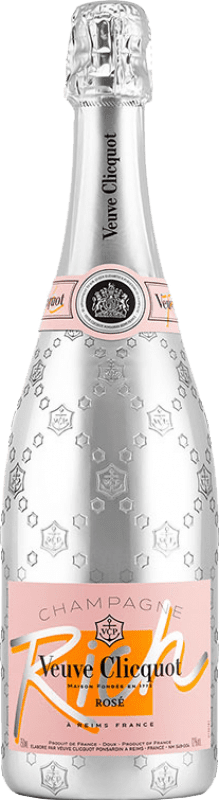 69,95 € | Rosé Sparkling Wine Veuve Clicquot Rich Rosé A.O.C. Champagne Champagne France Pinot Black, Chardonnay, Pinot Meunier 75 cl