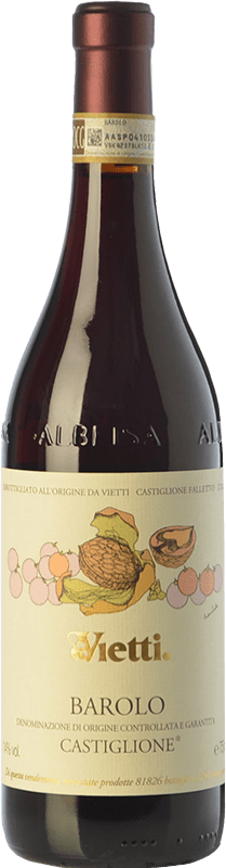 63,95 € | Красное вино Vietti Castiglione D.O.C.G. Barolo Пьемонте Италия Nebbiolo 75 cl