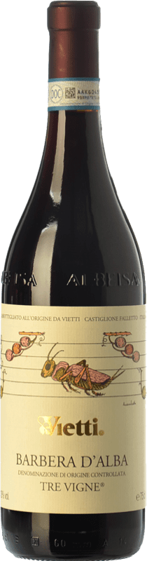 35,95 € Envoi gratuit | Vin rouge Vietti Tre Vigne D.O.C. Barbera d'Alba