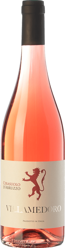 8,95 € Spedizione Gratuita | Vino rosato Villamedoro D.O.C. Cerasuolo d'Abruzzo