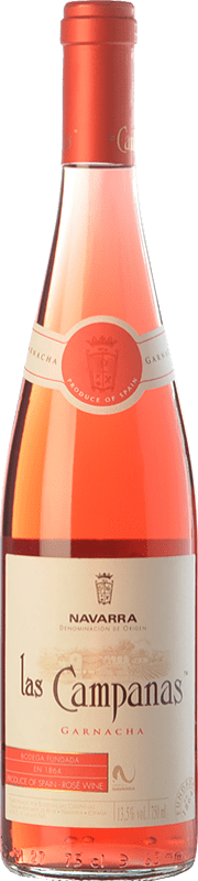 6,95 € | 玫瑰酒 Vinícola Navarra Las Campanas D.O. Navarra 纳瓦拉 西班牙 Grenache 75 cl