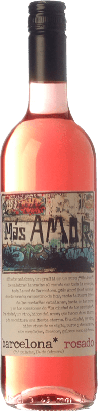 Kostenloser Versand | Roséwein Vino Amor y Fantasía Más Amor D.O. Catalunya Katalonien Spanien Garnacha — Grenache, Cariñena — Carignan, Sumoll 75 cl