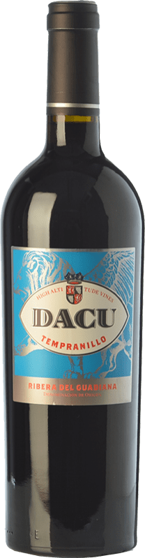 10,95 € | Red wine Vinos del Atlántico Dacu Joven D.O. Ribera del Guadiana Estremadura Spain Tempranillo Bottle 75 cl