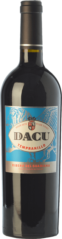 11,95 € Envío gratis | Vino tinto Vinos del Atlántico Dacu Joven D.O. Ribera del Guadiana