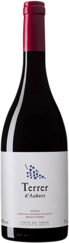 16,95 € | Red wine Vinyes del Terrer d'Aubert Crianza D.O. Tarragona Catalonia Spain Grenache, Cabernet Sauvignon Bottle 75 cl