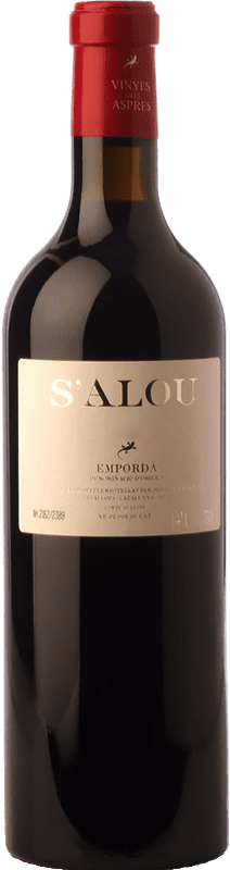32,95 € Free Shipping | Red wine Aspres S'Alou Crianza D.O. Empordà Catalonia Spain Syrah, Grenache, Cabernet Sauvignon, Carignan Bottle 75 cl